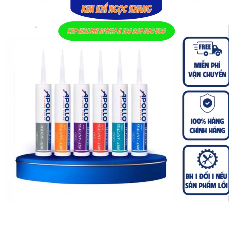 Keo silicone apollo chính hãng A100 A200 A300 A500 A600