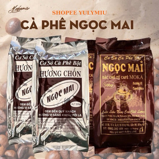 Cà Phê Ngọc Mai Combo 1Kg Trắng + 1Kg Đen