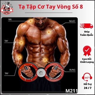  Tạ Tập Tay Tạ Tập Cơ Tay Vòng Số 8 Vòng Quay Cánh Tay Máy Tập Cánh tay Đa Chức Năng M211 