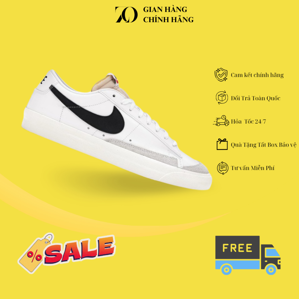 [Chính Hãng ] Giày _Nike Blazer Mid 77 Vintage Full Box