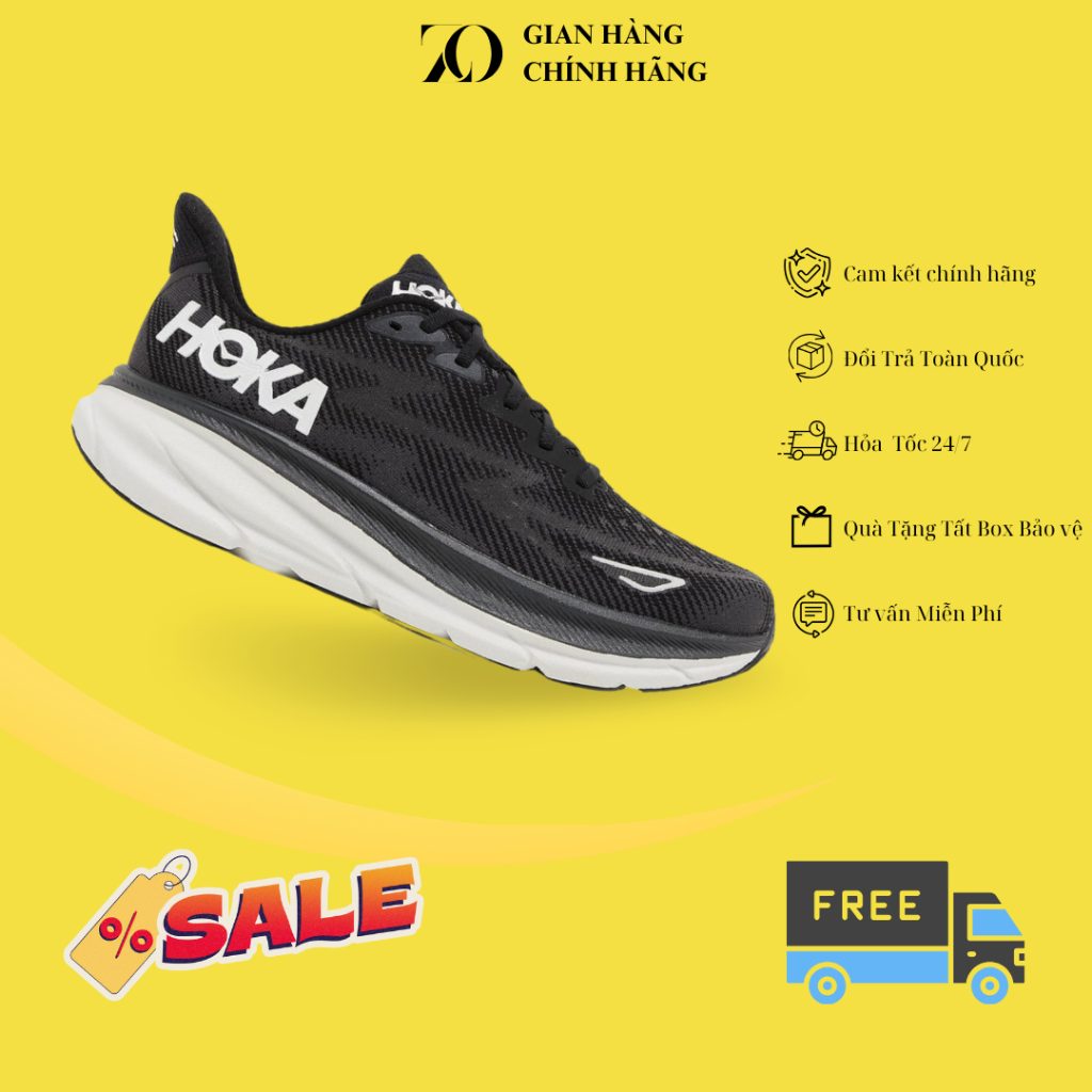 [ Hàng Chính Hãng ] Giày Hoka Clifton 9 Full Box