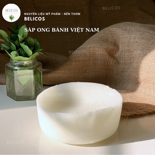 Sáp ong trắng làm nến 500g/1kg - bánh ong việt nam làm sáp thơm