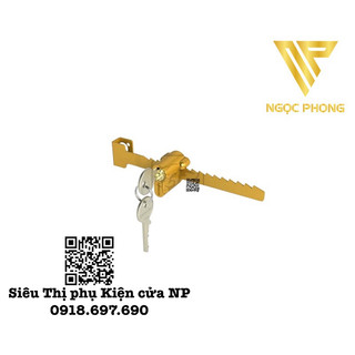 Khoá răng cưa tủ kính lùa huy hoàng