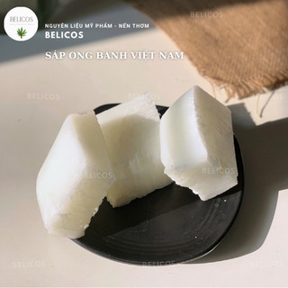 Sáp ong làm nến 50g/100g/250g - bánh ong trắng, sáp làm son, tạo khuôn