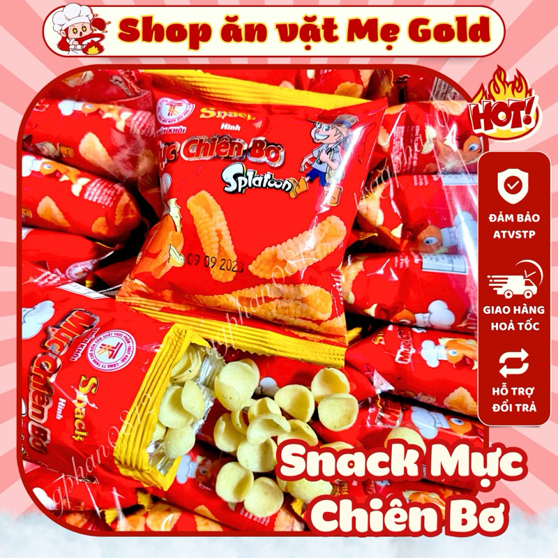 Combo snack mực chiên bơ Thuỷ Khôi (gói 12g)