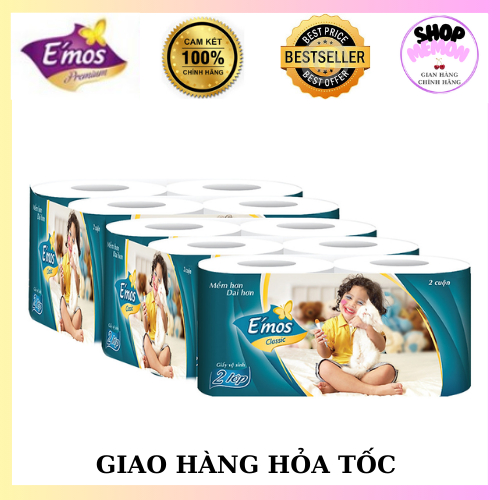 ☘️Lốc 10 cuộn GVS Emos