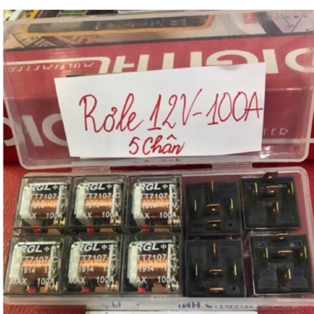 2 Con Rơle 12V 100A  5 chân
