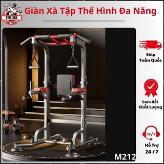  Giàn Tập Thể Hình Đa Năng Giàn Tập Thể Hình Kết Hợp Nhiều Bài Tập Khác Nhau Xà Đơn Xà Kép M212 
