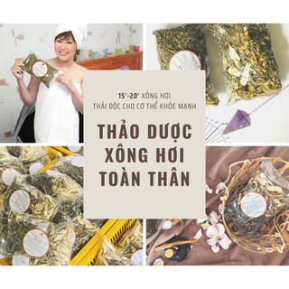 10 Gói Lá Xông Cảm - Thảo Dược Xông Hơi Toàn Thân Giải Độc Cơ Thể, Phục Hồi Sức Khỏe, Gói Thuốc Xông Hơi Shop BeChit