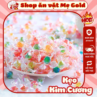 Kẹo điều ước, kẹo kim cương, kẹo hạc giấy hương trái cây mix màu