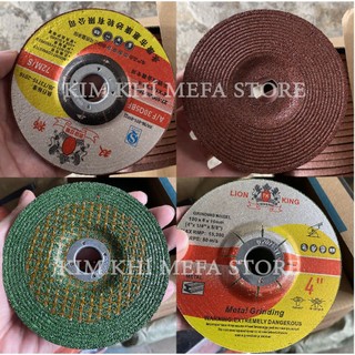 Đá mài lion king 100 - đá mài 1 tấc, hai màu xanh đỏ