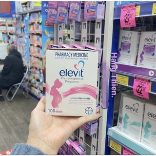 (Đủ bill) Vitamin Tổng Hợp Bầu Elevit 100v