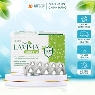 Viên Uống Phụ Khoa Lavima Biotic Hộp 20 Viên Cân Bằng Độ PH, Thơm Tho, Sạch Sẽ