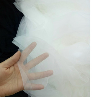 Vải Voan Lưới Trắng chất đẹp, Voan Lưới tutu khổ rộng 1,7m chất đẹp