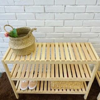 Kệ giày dép gỗ đa năng 3 tầng 80cm,kệ tab đầu giường decor