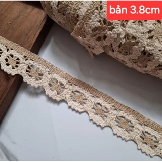 Ren chỉ cotton trang trí , size 1.8cm  đến  5cm ( 2 mét)