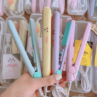 Máy Là Tóc Mái Mini Make Time, Máy ép, Duỗi Tóc Thẳng Tiện Lợi [Hàng Loại 1]
