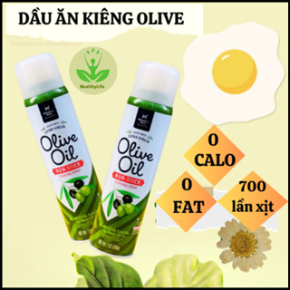 Dầu ăn kiêng olive dạng xịt 0 CALO Members mark 7 OZ chính hãng dùng ăn kiêng, eat clean, keto, das, gymer, tiểu đường