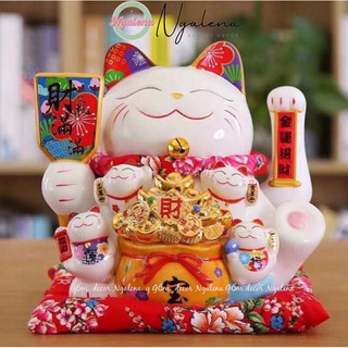 Mèo thần tài, mèo may mắn Neko Maneko Khai vận phát tài ( đủ size)