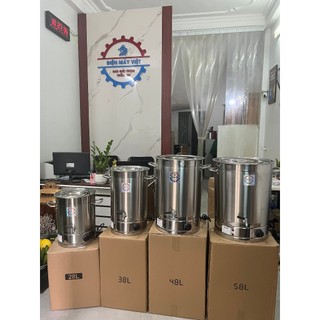 Nồi Nấu Nước Lèo, Luộc Gà Vịt, Nấu Nước Sôi INOX DUng Tích 58L