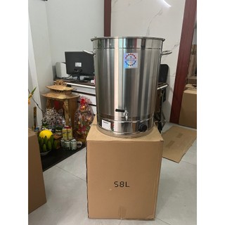 Nồi Nấu Nước Lèo, Luộc Gà Vịt, Nấu Nước Sôi INOX DUng Tích 58L