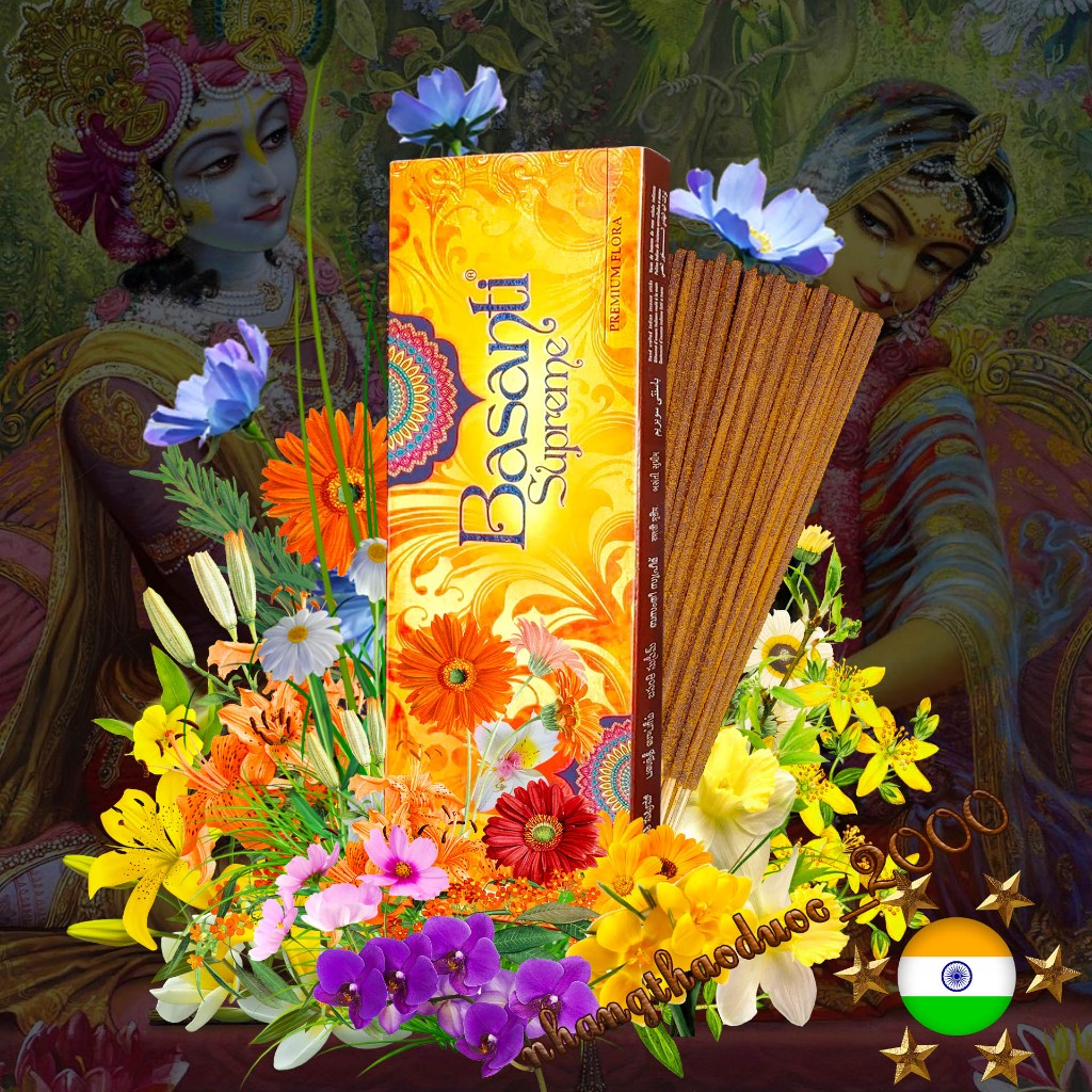 Nhang Ấn Độ Premium Herbal Floral Basan