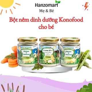 Hạt nêm cho bé ăn dặm dinh dưỡng Konofood cho bé 6m+ ăn dặm - hanzomart