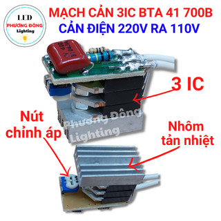 Mạch cản 3ic bta 41 700b cản điện 220v ra 110v - 3000w loại tốt