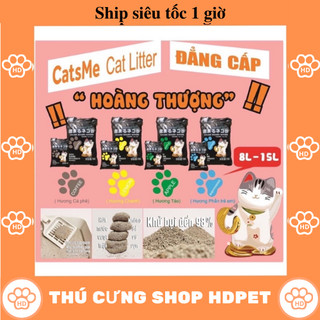 Cát vệ sinh cho mèo, cát nhật đen, cát Yuki 8L, catbox Cát vệ sinh cho mèo khử mùi vón cục