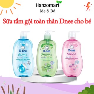 Sữa tắm gội cho bé Dnee cho bé từ sơ sinh 380ml