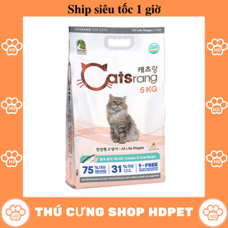 Thức ăn hạt cho mèo mọi lứa tuổi Catsrang 5kg