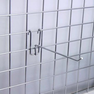 Móc cài lưới treo phụ kiện, treo đồ - Chất liệu mạ xi sáng bóng