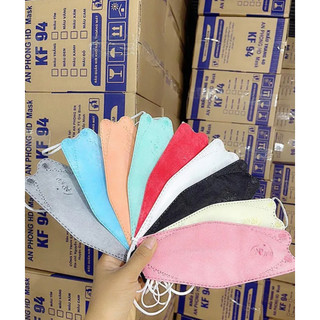 (SET 50 Chiếc) Khẩu Trang KF94 4D MASK kiều Hàn Quốc dày 4 lớp kiểu dáng ôm mặt kháng giọt bắn