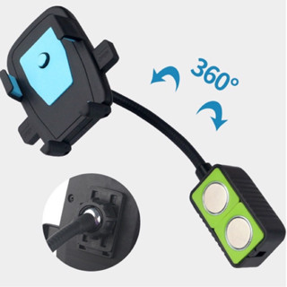 Giá đỡ điện thoại máy may có hít, kẹp giữ điện thoại có gắn nam châm xoay 360 độ có đệm chống sốc