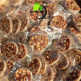 500gr kẹo chuối cuộn đậu có gừng kiên long- đặc sản bến tre shop