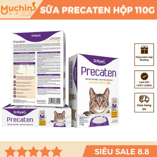Sữa Bột Precaten Dr.Kyan Cho Mèo Hộp 110g - Sữa Bột Cao Cấp Precaten Dành Cho Mèo Mọi Lứa Tuổi, Mèo Đang Mang Thai