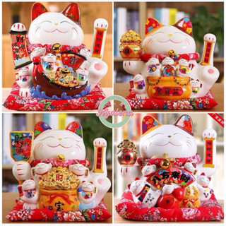[Tổng hợp mèo 27-32-34cm] Mèo thần tài may mắn Như ý cát tường Thiên kim vạn lượngh