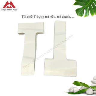 1KG túi chữ T đựng trà sữa, trà chanh