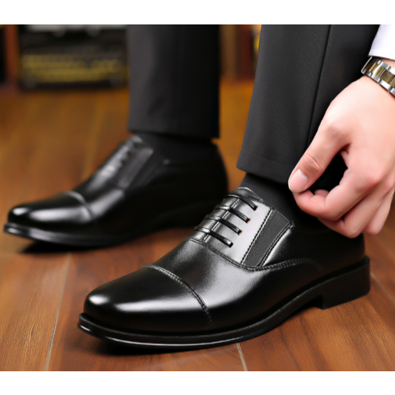 Giày tây nam da thật đế khâu siêu bền,kiểu quân đội sang trọng lịch lãm phối đồ siêu đẹp  [QĐ]