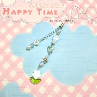 🤍 WHITE 🤍 - Set móc khóa màu trắng - Móc treo điện thoại Keychain y2k xinh xắn handmade
