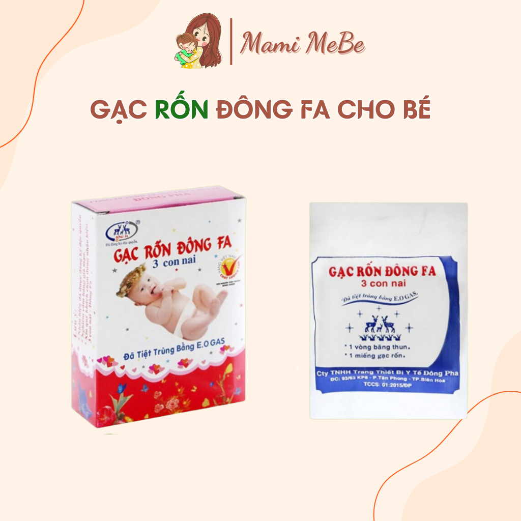 Băng rốn, Gạc rốn Đông Fa chăm sóc bé