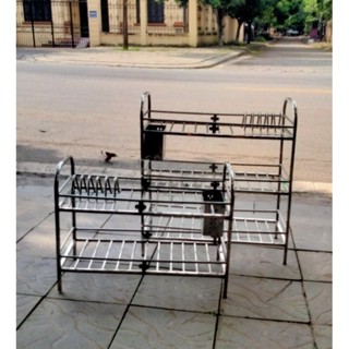 Trạn bát inox 3 tầng kèm ống đũa siêu dày sịn, kệ , giá úp chén bán inox dày hàng loại 1 giá tận xưởng