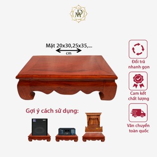 Đôn chữ nhật trơn bàn bày đồ thờ đôn loa tượng đế kê chậu cây cảnh nhiều kích thước