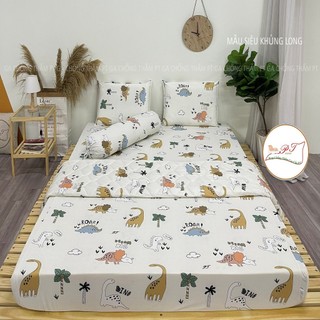 Ga chống thấm thun lụa cao cấp cho bé chính hãng PT, drap chống thấm nằm trực tiếp không nóng bí