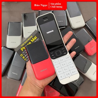Điện thoại nắp gập nokia 2720 2sim sóng 4g - hàng mới 100% fullbox siêu nhỏ gọn loa lớn - bảo hành 6 tháng