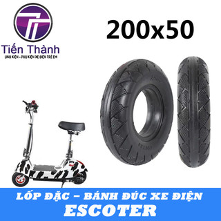 Lốp Đặc Không Ruột 200x50 Xe ESCOTER Xe Điện Cân Bằng