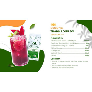 Andros Fruit Mix Thanh Long Đỏ 820ml