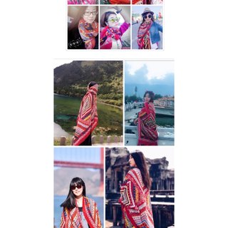[XẢ KHO HÀNG LOẠI 1] Khăn Choàng Đi Biển Boho Họa Tiết Thổ Cẩm Đa Năng Choàng Bikini Chụp Hình Sống Ảo Du Lịch Biển