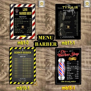 Top Trend 20 Mẫu Menu BarberShop Tha Hồ Lựa - Menu Quán Tóc - Salon Tóc - Thay Đổi Thông Tin Theo Yêu Cầu