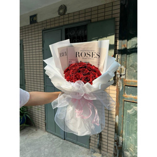 Hoa nhũ bó 15 bông y hình shop chụp